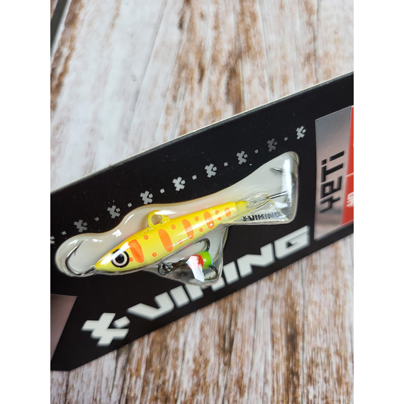 Балансир Viking Fishing Yeti Ice Jig 40mm 7.0g #06 Japanese School, Размер/Вес: 40мм/7г, Цвет балансира: #6 Japanese School, фото , изображение 6