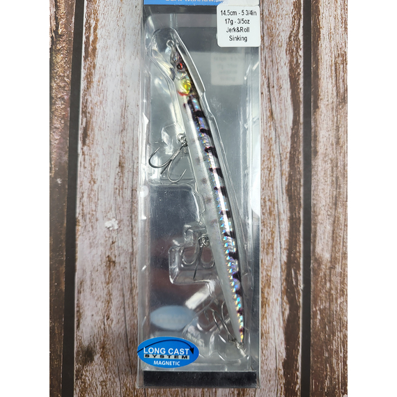 Воблер Savage Gear Sandeel Jerk Minnow S 145mm 17.0 g Barracuda PHP, Розмір/Вага: 145мм/17г, Колір воблера: Barracuda PHP, фото , изображение 2