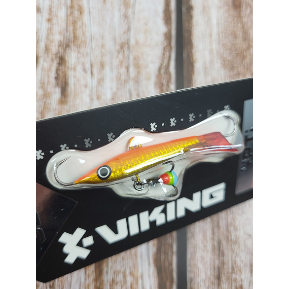 Балансир Viking Fishing Yeti Ice Jig 50mm 12.0g #08 Candle Flame, Розмір/Вага: 50мм/12г, Колір балансиру: #8 Candle Flame, фото , изображение 5
