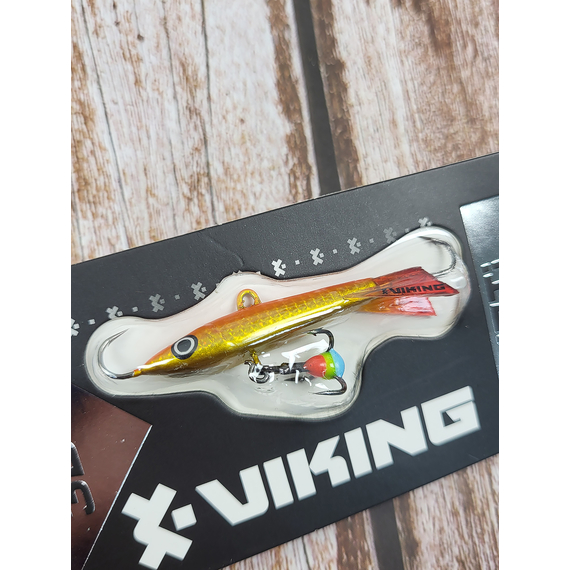 Балансир Viking Fishing Yeti Ice Jig 50mm 12.0g #08 Candle Flame, Розмір/Вага: 50мм/12г, Колір балансиру: #8 Candle Flame, фото , изображение 6