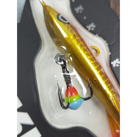 Балансир Viking Fishing Yeti Ice Jig 50mm 12.0g #08 Candle Flame, Розмір/Вага: 50мм/12г, Колір балансиру: #8 Candle Flame, фото , изображение 7