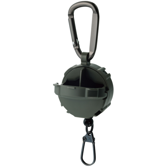 Ретрівер DaiichiSeiko Clip On Reel + Micro Case к:foliage green, фото , изображение 2