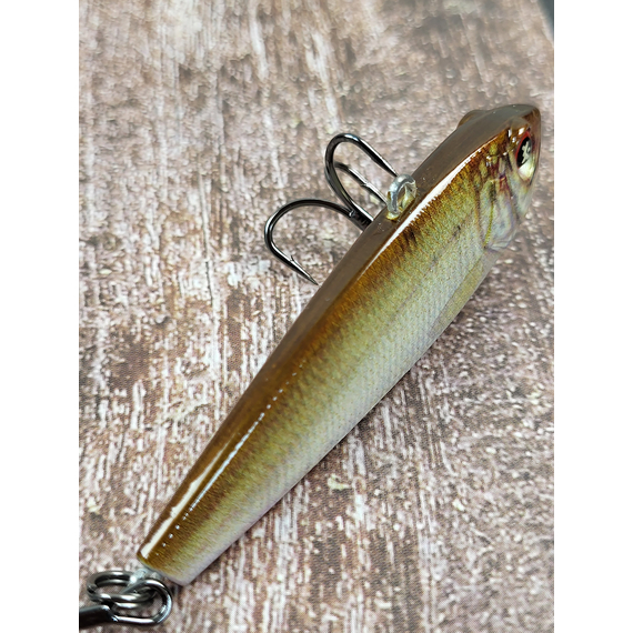 Зимовий воблер Viking Fishing Outcast Vib HV 70mm 28g #08 Zander (зимова приманка для ловлі з льоду), Колір: Zander, Розмір/Вага: 70мм/28г, фото , изображение 7