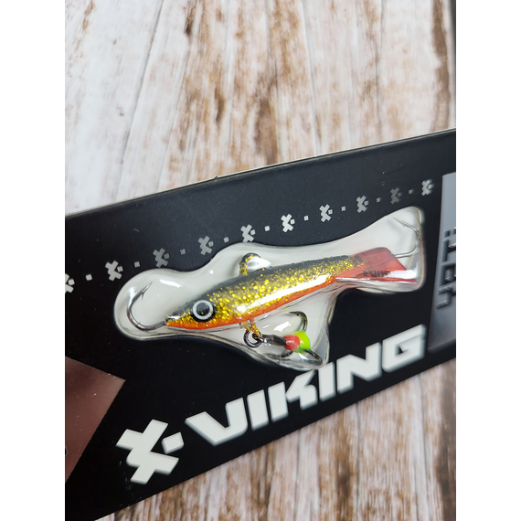 Балансир Viking Fishing Yeti Ice Jig 40mm 7.0g #10 Golden Dark, Розмір/Вага: 40мм/7г, Колір балансиру: #10 Golden Dark, фото , изображение 5