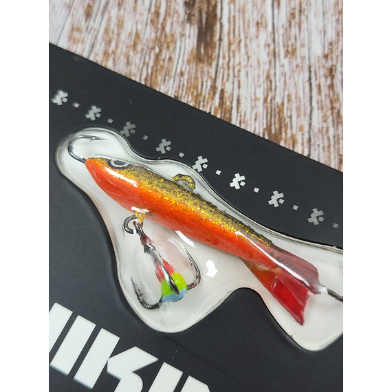 Балансир Viking Fishing Yeti Ice Jig 40mm 7.0g #10 Golden Dark, Розмір/Вага: 40мм/7г, Колір балансиру: #10 Golden Dark, фото , изображение 6
