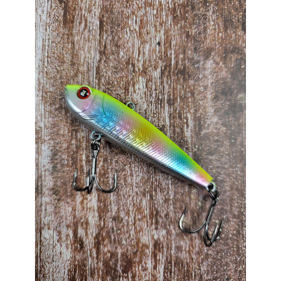 Зимовий воблер Viking Fishing Outcast Vib 70mm 21g #15 Pine Legend (зимова приманка для ловлі з льоду), Колір: Pine Legend, Розмір/Вага: 70мм/21г, фото , изображение 4