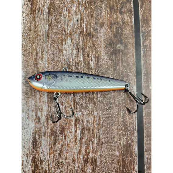 Зимовий воблер Viking Fishing Outcast Vib HV 80mm 32g #03 Alosa (зимова приманка для ловлі з льоду), Колір: Alosa, Розмір/Вага: 80мм/32г, фото , изображение 4