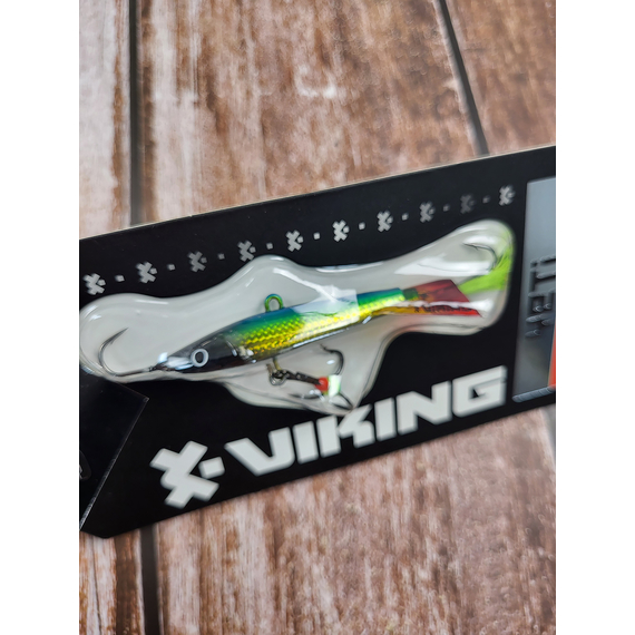 Балансир Viking Fishing Yeti Ice Jig 75mm 36.0g #02 Green Glam, Розмір/Вага: 75мм/36г, Колір балансиру: #2 Green Glam, фото , изображение 5