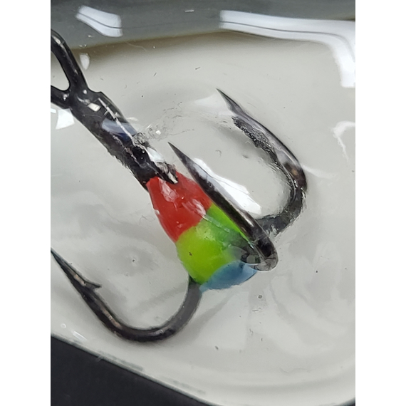 Балансир Viking Fishing Yeti Ice Jig 75mm 36.0g #02 Green Glam, Розмір/Вага: 75мм/36г, Колір балансиру: #2 Green Glam, фото , изображение 7
