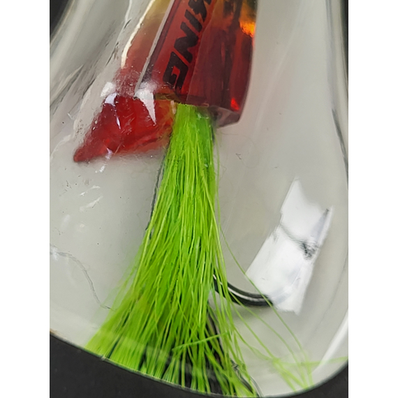 Балансир Viking Fishing Yeti Ice Jig 75mm 36.0g #02 Green Glam, Розмір/Вага: 75мм/36г, Колір балансиру: #2 Green Glam, фото , изображение 8