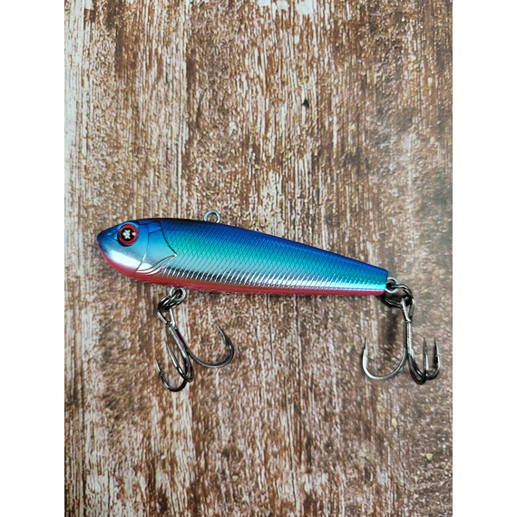 Зимовий воблер Viking Fishing Outcast Vib 60mm 12.0g #05 Blue Back (зимова приманка для ловлі з льоду), Колір: Blue Back, Розмір/Вага: 60мм/12г, фото , изображение 4