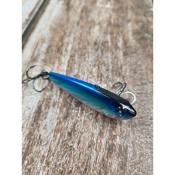 Зимовий воблер Viking Fishing Outcast Vib 60mm 12.0g #05 Blue Back (зимова приманка для ловлі з льоду), Колір: Blue Back, Розмір/Вага: 60мм/12г, фото , изображение 6
