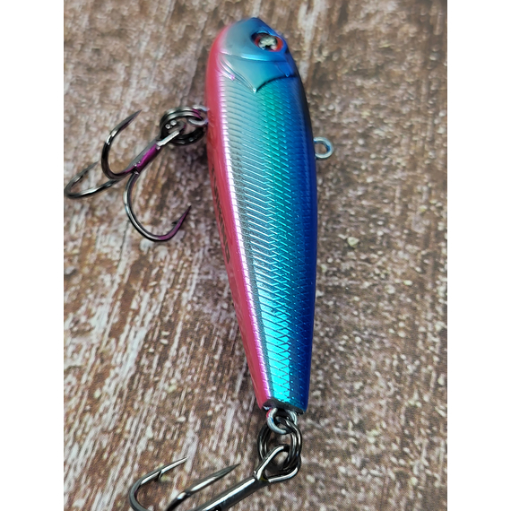Зимовий воблер Viking Fishing Outcast Vib 60mm 12.0g #05 Blue Back (зимова приманка для ловлі з льоду), Колір: Blue Back, Розмір/Вага: 60мм/12г, фото , изображение 8