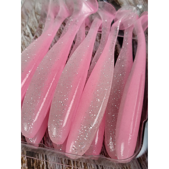 Силікон Keitech Easy Shiner 3" (10 шт/упак), колір:ea#10 pink silver glow, Довжина силікону: 3" (7.6 см), Колір силікону: EA#10 Pink Silver Glow, фото , изображение 8