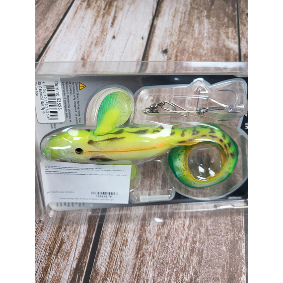 Силикон Savage Gear 3D Burbot FS 250mm 75.0g 03-FireTiger (поштучно), Длина силикона: 250mm, Расцветка силикона: 03-FireTiger, фото , изображение 5