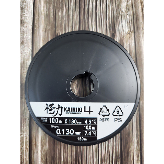 Шнур Shimano Kairiki 4 PE (Hi-Vis Orange) 150m 0.13mm 7.4kg [CLONE], Диаметр: 0.13mm, Выберите цвет: салатовий, фото , изображение 7