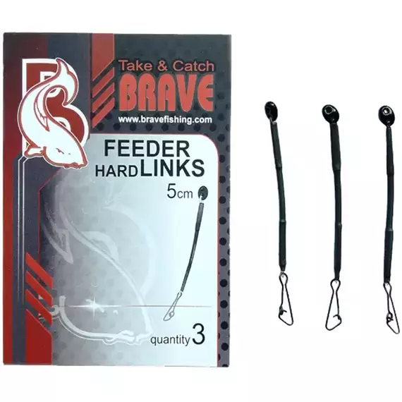 Відвід Brave Feeder Links Hard 7cm (3шт/уп), Розмір: 7cm, фото 