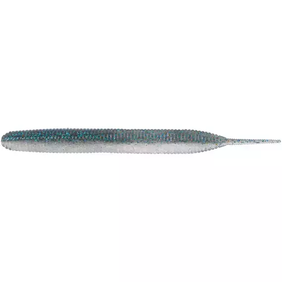 Силікон Keitech Sexy Impact 3.8" EA#22 electric silver shi (10 шт / уп), Довжина силікону: 3.8" (9.7 см), Колір силікону: EA#22 Electric Silver Shi, фото 