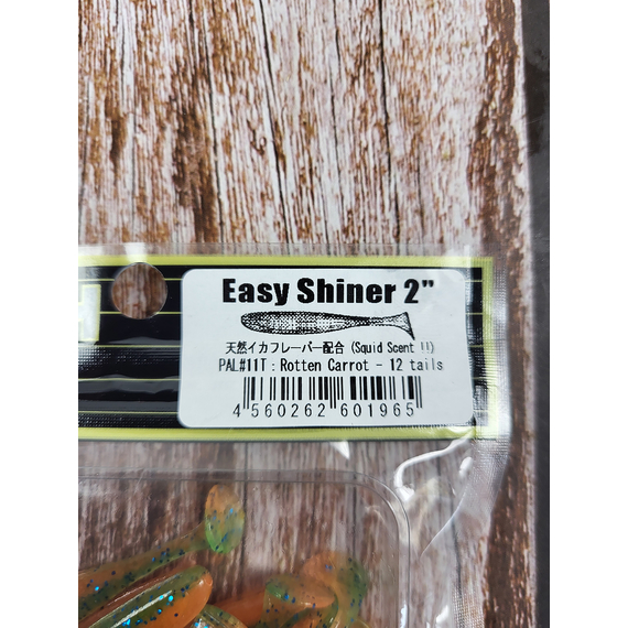 Силикон Keitech Easy Shiner 2" (12 шт/упак), цвет: pal#11 rotten carrot, Длина силикона: 2" (5.1 см), Расцветка силикона: PAL#11 Rotten Carrot, фото , изображение 5