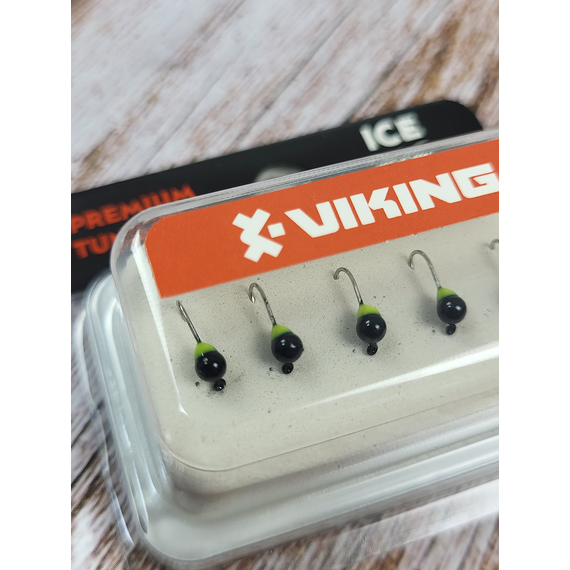 Мормишка вольфрамова Viking Fishing Round+drop 0.18g 2.5mm Black (5шт), Розмір/Вага: 2.5мм/0.18г, Колір мормишки: Black, фото , изображение 6