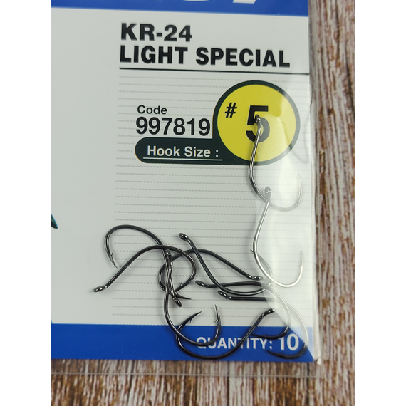 Крючок Decoy KR-24 Light Special #5 (10 шт/уп), фото , изображение 8