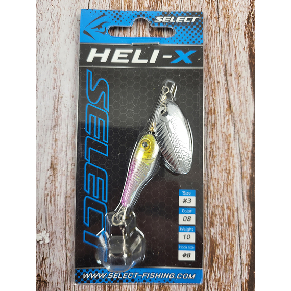 Мормышка Select Heli-X №3 10.0g #08, Вес: 10г, Цвет блесны: 08, фото , изображение 2