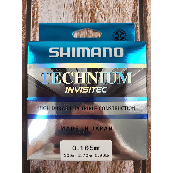 Жилка Shimano Technium Invisitec 300m 0.165mm 2.7kg, Діаметр: 0.165, Розмотування: 300m, фото , изображение 4