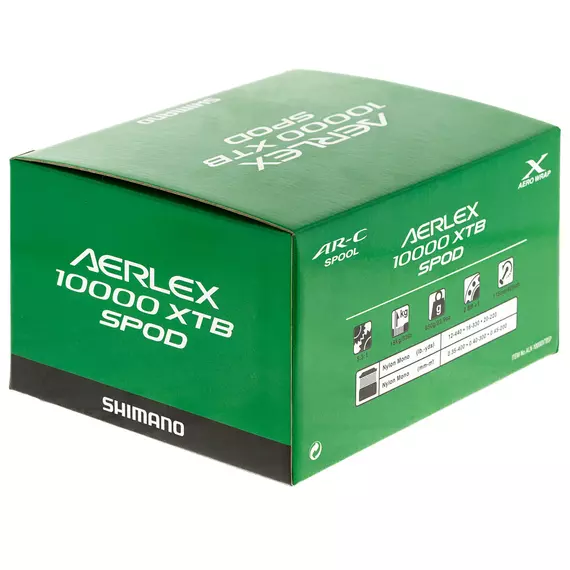 Котушка Shimano Aerlex 10000 XTB SPOD (2+1 підшипник) — сподовий Big Pit для далекого закидання, Розмір шпулі: 10000SP, фото , изображение 9