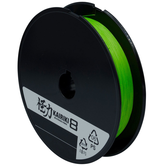 Шнур SHIMANO KAIRIKI 8 PE 150m 0.13mm 8.2kg салатовий (Japan), Діаметр: 0.13mm, Розмотування: 150m, Колір: салатовий, фото , изображение 4