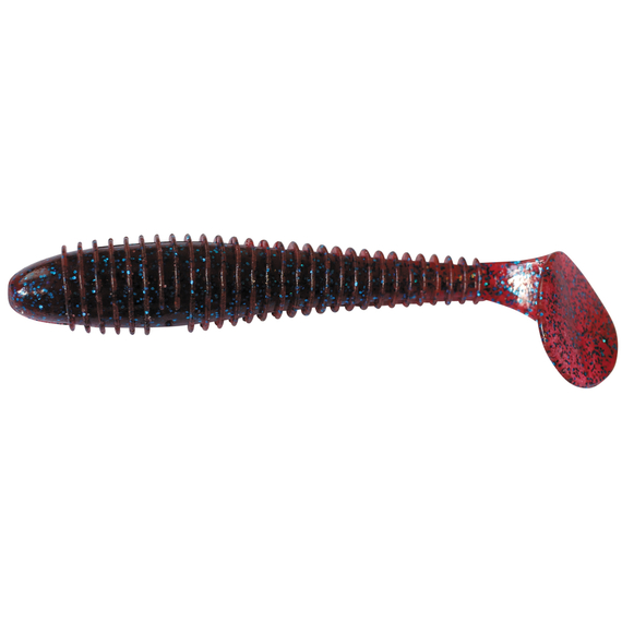Силикон Keitech Swing Impact FAT 4.3" (6 шт/упак) цвет: ea#03 grape, Длина силикона: 4.3" (10.9 см), Расцветка силикона: EA#03 Grape, фото , изображение 2