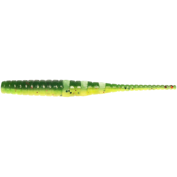 Силикон Select Javik 1.8" col.203 - съедобный червь для окуня и нано-джига (9 шт.), Длина силикона: 1.8" (4.57 см), Расцветка силикона: 203, фото , изображение 3