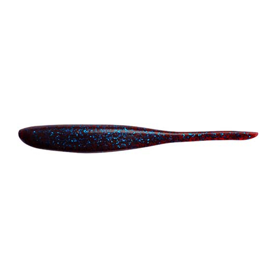 Силикон Keitech Shad Impact 4" (8 шт/упак), цвет: ea#03 grape, Длина силикона: 4" (10.2 см), Расцветка силикона: EA#03 Grape, фото , изображение 2