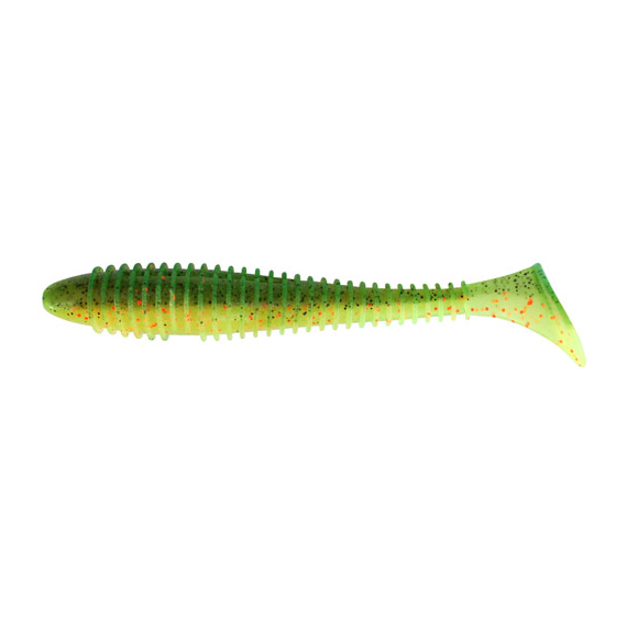 Силікон Keitech Swing Impact FAT 5.8" (4 шт/упак), колір:ea#05 hot fire tiger, Довжина силікону: 5.8" (14.7 см), Колір силікону: EA#05 Hot Fire Tiger, фото , изображение 2