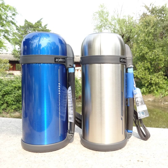 Термос ZOJIRUSHI (Японія) SF-CС15XA 1.5л сталевий (складна ручка+ремішок), Колір: сталевий, Об'єм (л): 1.5, фото , изображение 9