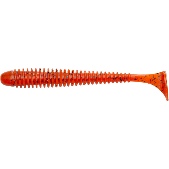 Силикон Keitech Swing Impact 3" (10 шт/упак), цвет: ea#13 spicy mustard/blue, Длина силикона: 3" (7.6 см), Расцветка силикона: EA#13 Spicy Mustard/Blue, фото , изображение 2