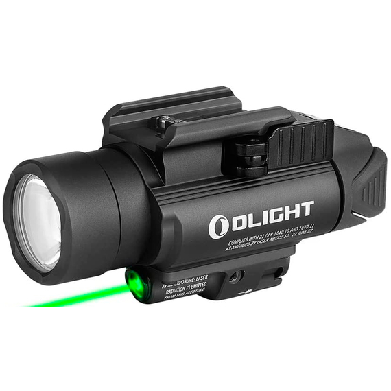 Фонарь Olight Baldr Pro ЛЦУ, зеленый лазер к:черный, фото 