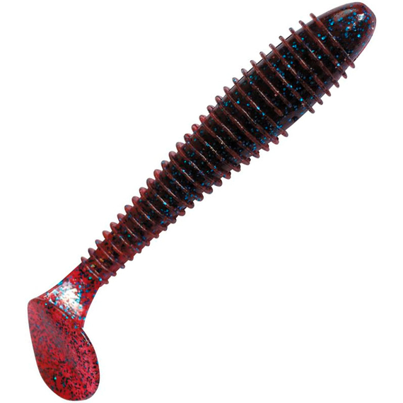 Силикон Keitech Swing Impact FAT 4.3" (6 шт/упак) цвет: ea#03 grape, Длина силикона: 4.3" (10.9 см), Расцветка силикона: EA#03 Grape, фото 