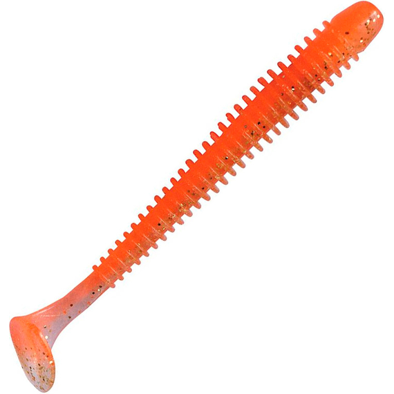 Силікон Keitech Swing Impact 4.5" (6 шт/упак), колір:ea#06 orange flash, Довжина силікону: 4.5" (11.4 см), Колір силікону: EA#06 Orange Flash, фото 