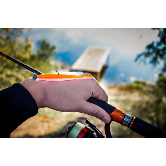 Силікон Select Easy Shad 5" #203 — їстівний віброхвіст для судака та щуки (5 шт/упак), Довжина силікону: 5" (12.7 см), Колір силікону: 203, фото , изображение 15