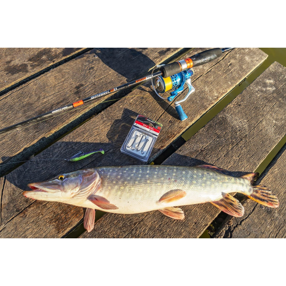 Силікон Select Easy Shad 5" #203 — їстівний віброхвіст для судака та щуки (5 шт/упак), Довжина силікону: 5" (12.7 см), Колір силікону: 203, фото , изображение 18