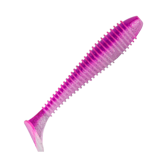 Силикон Keitech Swing Impact FAT 4.3" (6 шт/упак), цвет: pal#14 glamorous pink, Длина силикона: 4.3" (10.9 см), Расцветка силикона: PAL#14 Glamorous Pink, фото 