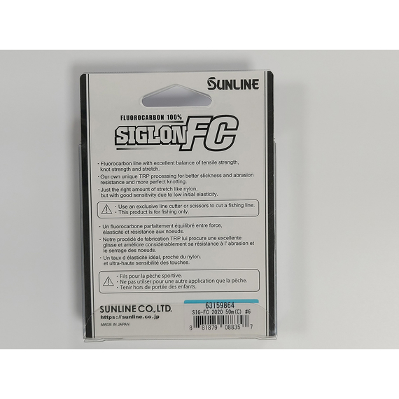 Флюорокарбон Sunline Siglon FC 50m 0.415mm 10.9kg повідцевий, Діаметр: 0.415, фото , изображение 3