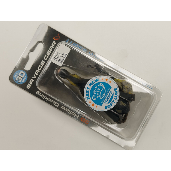 Воблер Savage Gear 3D Hollow Duckling weedless S 75mm 15g 01-Natural, Розмір/Вага: 75мм/15г, Колір воблера: Natural, фото , изображение 12