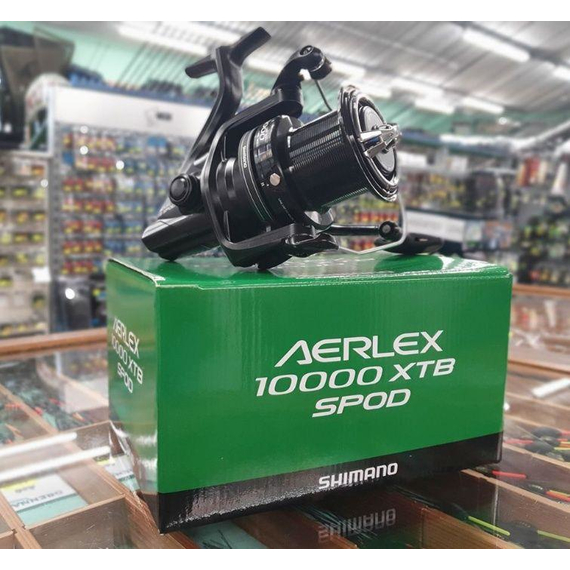 Котушка Shimano Aerlex 10000 XTB SPOD (2+1 підшипник) — сподовий Big Pit для далекого закидання, Розмір шпулі: 10000SP, фото , изображение 10