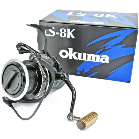 Котушка Okuma LS-8K Baitfeeder (підшип. 5+1), 5.3:1, Розмір шпулі: 8000, фото , изображение 2