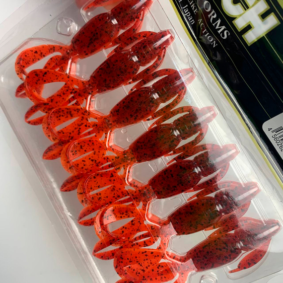 Силикон Keitech Crazy Flapper 3.6" (7 шт/упак), цвет: 407 delta craw, Длина силикона: 3.6" (9.1 см), Расцветка силикона: 407 Delta Craw, фото , изображение 9