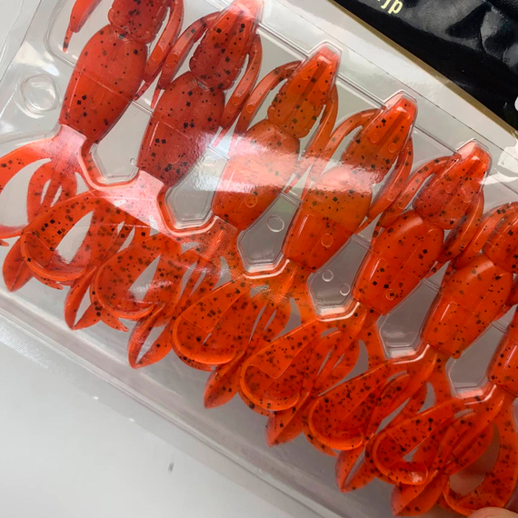 Силикон Keitech Crazy Flapper 3.6" (7 шт/упак), цвет: 407 delta craw, Длина силикона: 3.6" (9.1 см), Расцветка силикона: 407 Delta Craw, фото , изображение 10