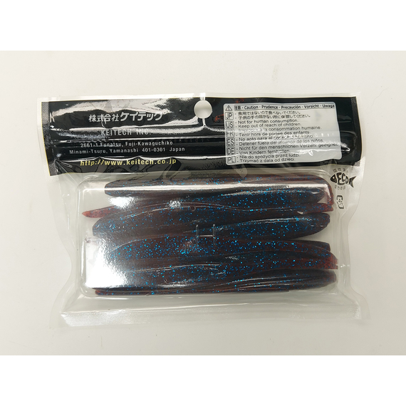 Силикон Keitech Shad Impact 4" (8 шт/упак), цвет: ea#03 grape, Длина силикона: 4" (10.2 см), Расцветка силикона: EA#03 Grape, фото , изображение 11