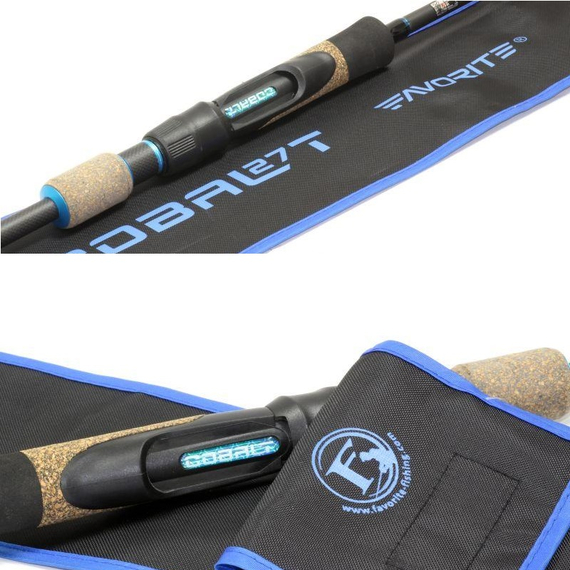 Спінінг Favorite Cobalt 902M / 2.70m / 9-28g / Mod.Fast, Модель: 2.70m 9-28g, фото , изображение 5