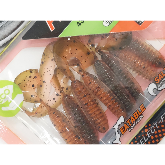 Силікон Select Freek 2.3" col.217 (8 шт/упак), Довжина силікону: 2.3" (4.3 см), Колір силікону: 217, фото , изображение 8